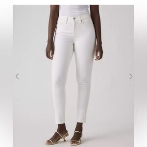 Levi's 721 Women's Skinny Pants - White Size 28x30